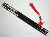 Premium Ebony Bawu Dual Pipe Ba Wu Flute + Case #108 - FREE SHIPPING