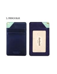 Donbook Card Holder Neck Strap Credit Card Case (French Blue)