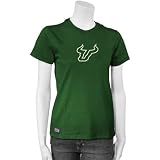 South Florida Bulls Green Ladies Team Logo T-shirt