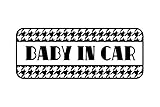 Sticker Shop Haru ＢＡＢＹ IN CAR マグネット 千鳥格子柄