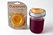 Original Cuppow Wide - Drinking Lid for Wide Mouth Canning Jar! - Orange