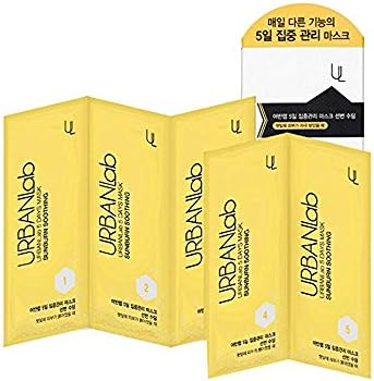 URBANLab 5DAYS SOS Mask Light-Up 5set-25EA(5*5) (Sunburn Soothing)