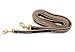 Leerburg's Leather Prong Collar Leash? - Brown - 6 ft x 3/4 in - Handmade by the Amish