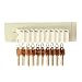 STEELMASTER Wall Mount Key Rack for 10 Keys, 8 x 2.25 Inches, Sand (201401003)