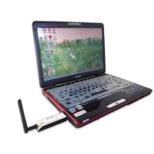 300Mbps USB WIRELESS LAN Adapter WIFI 802.11N,Antenna by sunvalleytek