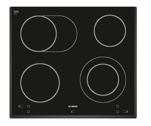 Bosch NKN651P14D Kochfeld / Ceran / 59.2 cm / Ankoch-Elektronik / Restw&auml;rmeanzeige