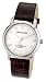 Pierre Cardin, Gents black leather strap Analogue watch, silver dial