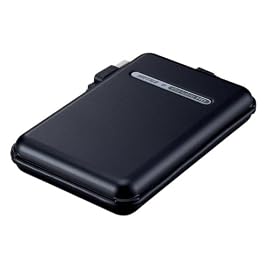 BUFFALO TurboUSB/耐衝撃/巻きピタケーブル収納 USB2.0用 ポータブルHDD 250GB ブラック HD-PF250U2-BK