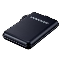 BUFFALO TurboUSB/耐衝撃/巻きピタケーブル収納 USB2.0用 ポータブルHDD 160GB ブラック HD-PF160U2-BK
