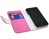 iTALKonline PINK Executive Wallet Case Cover Skin Cover with Credit / Busin ....
