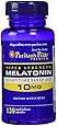 Puritan's Pride Super Strength Rapid Release Capsules Melatonin 10 mg -- 2 Bottles each of 120 Count