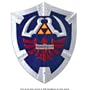 Full Size Link Hylian Zelda Shield with Grip & Handle