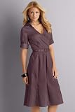 metrostyle Mock Wrap Dress