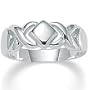 Hugs & Kisses Sterling Silver Ring