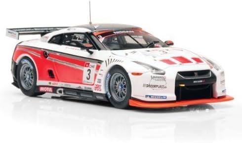 EBBRO 1/43 Scale Prefinished Fully Detailed Diecast Model, Nissan GT-R GT1, 2010 FIA GT1 World Championship, Swiss Racing Team, #3, Wendlinger & Moser #44355 by MVP Ltd.
