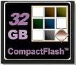 32GB Compact Flash for Nikon, Canon, Sony Digital SLR Camera by Topram