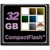 32GB Compact Flash for Nikon, Canon, Sony Digital SLR Camera by Topram