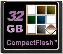 32GB Compact Flash for Nikon, Canon, Sony Digital SLR Camera by Topram
