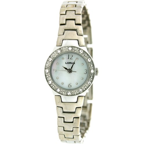 Lorus Watch Austrian Crystals Mother of Pearl Metal Ladies LR2119 Sale New Model