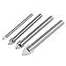 TOOGOO Glass Drill Metal Ceramic Tile Drill Bits, 4/25'' to 2/5''
