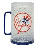 Caseys Distributing 9413101348 New York Yankees Crystal Freezer Mug- Monster Size