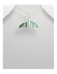 Shell Pendant Necklace In 92.5 Sterling Silver