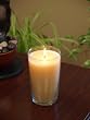 Filled Candle in Carmona Jar- Cafe Latte Scent, 19 oz