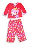 Dream Apparel - Girls Long Sleeved Pajama Set, Red