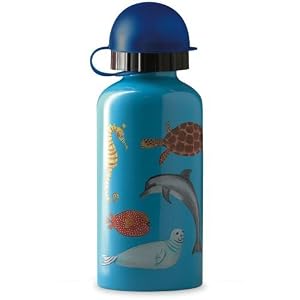 Crocodile Creek Sea Animals Stainless Steel 13.5 Oz Water Bottle
