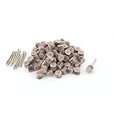 uxcell フラップホイール　円筒型　研磨加工用　100ピース　180グリット 10x10x3mm