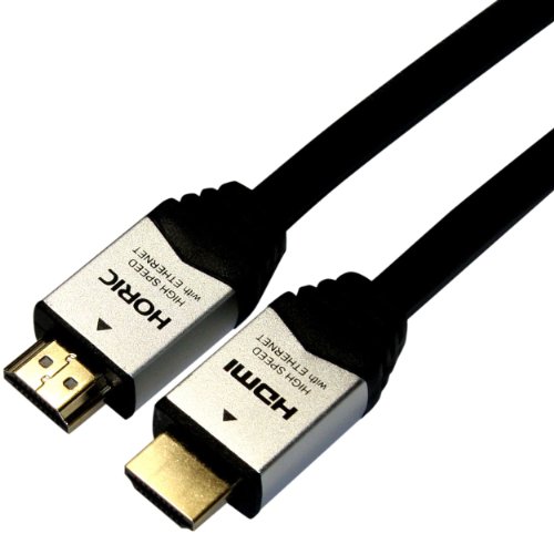HORIC ハイスピードHDMIケーブル 10m イーサネット 3D 4KX2K解像度 フルHD 対応 金メッキ端子 HDM100-904SV
