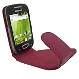 iGadgitz Pink PU Leather Case Cover Holder for Samsung Galaxy Mini S5570 An ....