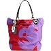 Coach Madison Nylon Photoprint Bucket Shoulder Bag Tote 13056 Purple Multi