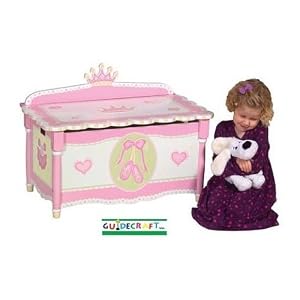 Lambs & Ivy Swan Lake Toy Box By Guidecraft