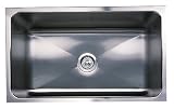 Blanco BL440298 BlancoMagnum 8-Inch Undermount Deep Large Single Bowl, Satin