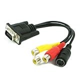 VGA to S-Video/3-RCA Adapter