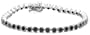 10k White Gold Black Diamond Bracelet (3 1/2 cttw)