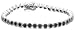 10k Choice of White or Yellow Gold Black Diamond Bracelet (3 1/2 cttw)