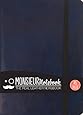 Monsieur Notebook Leather Journal - Navy Ruled Medium (Monsieur Notebook Ruled, 24-lb Ivory)