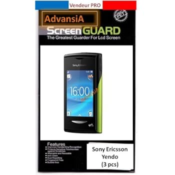 3 Films Protection Ecran Sony Ericsson YENDO [Appareils électroniques]