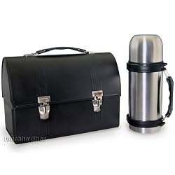 Black Dome Lunch Box & Thermos