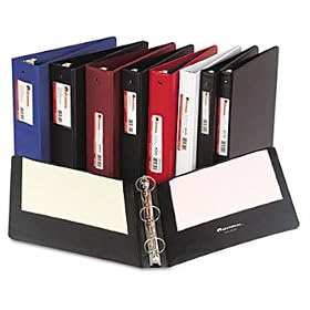 Suede Finish Vinyl Round Ring Binder With Label Holder, 1-1/2 Capacity, Maroon