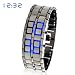 Blue Led Digital Lava Iron Style Metal Sports Watch