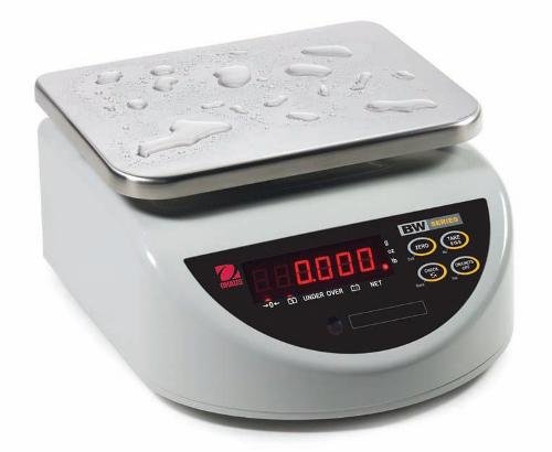 Ohaus BW1.5US Compact Digital Bench & Counter Scale w/ Rechargeable Battery, Capacity 3 lb x 0.001 lb, 7 x 9 in. Platter, Legal for Trade, Single Front Display