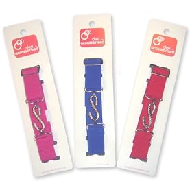 3 Pack Snake Belts 2-10yrs Black/Navy/Blue