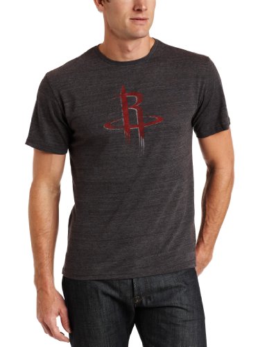 NBA Houston Rockets Better Logo Tri Blend Tee (Black, Medium)