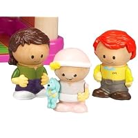 Play Town Family House with 3 Figures and Furniture