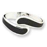 Fumi Silver-tone & Faux Leather Bangle Purse Holder