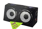 Audiovox BB1 Dual 8 inch Subwoofer Box with Two 2x5 inch Horn Tweeters (150 Watts) Great Sound for Little Money