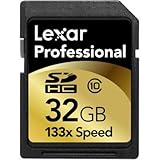 Lexar 32GB Professional 133x SDHC Memory Card (LSD32GCRBNA133)